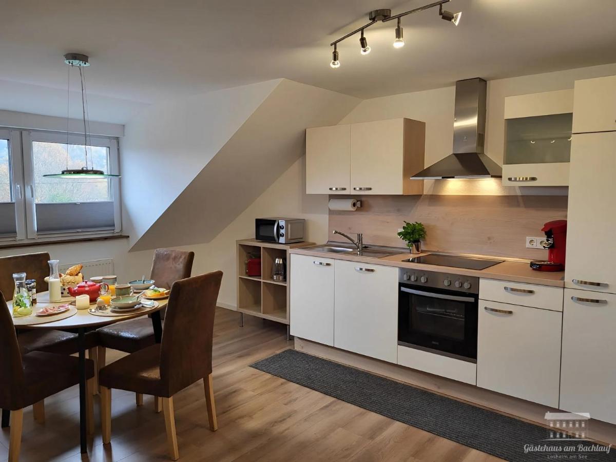 Komfort Ferienwohnungen Mit Wellness-Garten - Gaestehaus Am Bachlauf - Losheim Am See מראה חיצוני תמונה