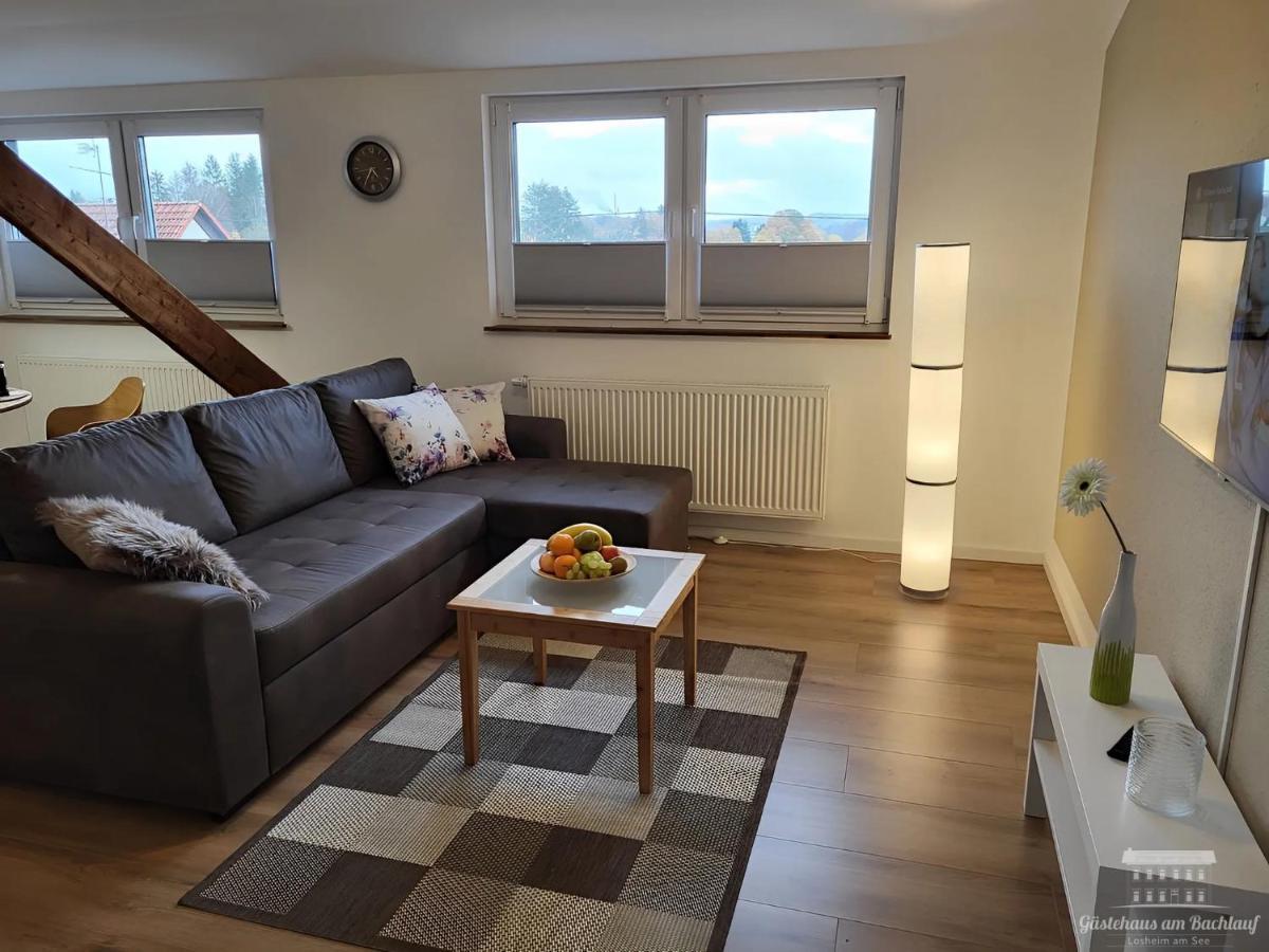 Komfort Ferienwohnungen Mit Wellness-Garten - Gaestehaus Am Bachlauf - Losheim Am See מראה חיצוני תמונה