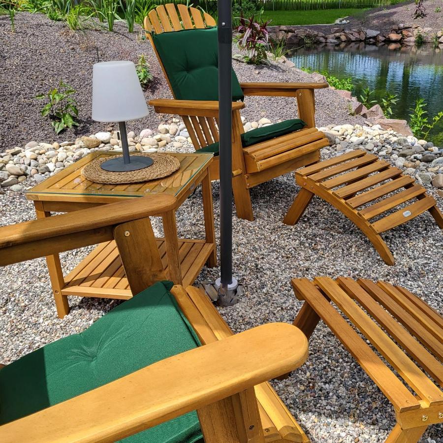 Komfort Ferienwohnungen Mit Wellness-Garten - Gaestehaus Am Bachlauf - Losheim Am See מראה חיצוני תמונה
