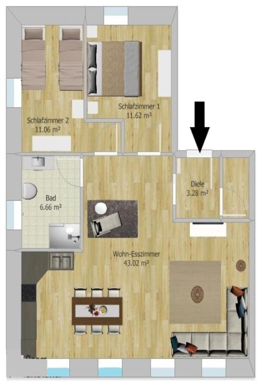 Komfort Ferienwohnungen Mit Wellness-Garten - Gaestehaus Am Bachlauf - Losheim Am See חדר תמונה