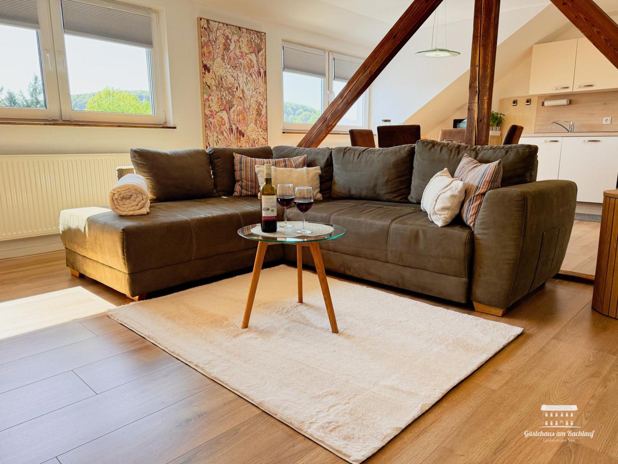 Komfort Ferienwohnungen Mit Wellness-Garten - Gaestehaus Am Bachlauf - Losheim Am See מראה חיצוני תמונה